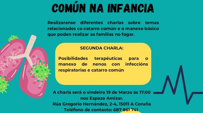 Charla informativa sobre fisioterapia e catarro común na infancia – A Coruña