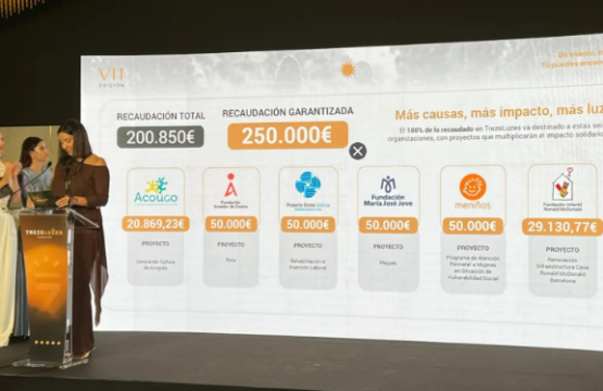 TrezeLuzes recauda en Oleiros (A Coruña) 250.000 euros para causas sociales